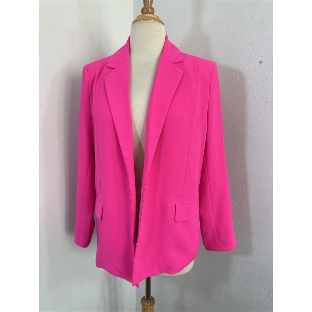 Steve Madden Payton Blazer Hot Pink Bold Statement Blazer Barbiecore Y2K